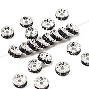 Латунь марки А горный хрусталь Spacer бисер RB-A014-Z8mm-18S