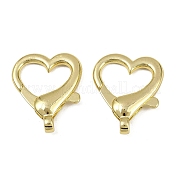 Сердце латуни омаров коготь застежками KK-I358-018G