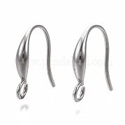 304 Stainless Steel Earring Hooks STAS-S079-163