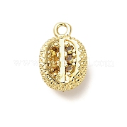 Латунные микро проложить кубического циркония подвески KK-L229-001G-01