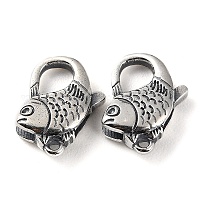 925 Karabinerverschluss aus Thailand-Sterlingsilber&nbsp;STER-D003-28AS