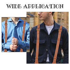 Bretelle regolabili in pelle a forma di y kit fai da te&nbsp;FIND-WH0105-96