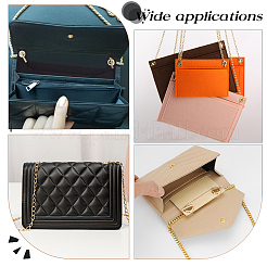 3 x Organizer-Einsatz für Filztaschen in 3 Stilen&nbsp;PURS-WR0006-85A