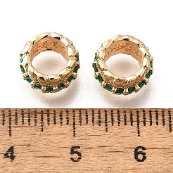 Perle di vetro in ottone&nbsp;KK-M318-31G