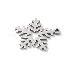 Pendentifs de Noël en acier inoxydable 201&nbsp;STAS-S157-02F-P