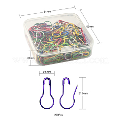 200 Stück spritzlackierte Kalebassenstifte aus Eisen&nbsp;IFIN-YW0001-32