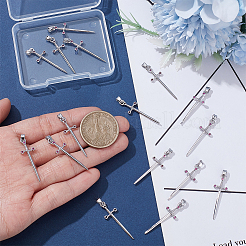 16pcs pendentifs en laiton micro pavé de zircone cubique&nbsp;KK-UN0005-99