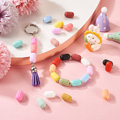 42 perline focali ovali in silicone di 21 colori&nbsp;SIL-TA0001-69