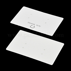 Cartoncini espositivi per orecchini di carta con faccina sorridente e collane.&nbsp;FIND-T072-01B-03