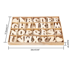 Blocs de construction lettres anglais créatif&nbsp;AJEW-WH0098-12