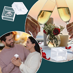 20 Stück transparente Ringlupenboxen aus Kunststoff&nbsp;CON-CA0001-024