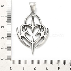 Pendentifs en acier inoxydable chirurgical 316&nbsp;X-STAS-A123-15AS