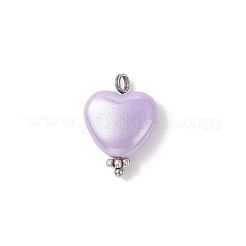Opaques pendentifs coeur acrylique&nbsp;PALLOY-JF04283-01