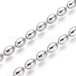 Chaînes à billes en acier inoxydable 304 anti-ternissement&nbsp;CHS-L024-024A