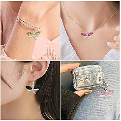20 pz 10 colori charms in lega di strass&nbsp;FIND-YW0010-95