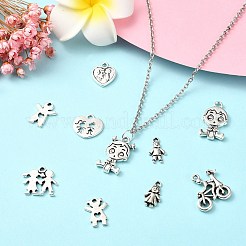 100 pièces 10 styles pendentifs en alliage de style tibétain&nbsp;FIND-CJ0002-30