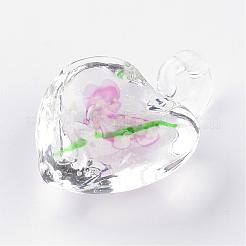 Colgantes hechos a mano luminosos lampwork&nbsp;LAMP-R136-04F
