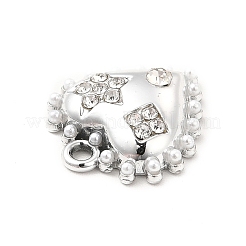 Legierung Kristall Strass Anhänger&nbsp;ALRI-K048-06P