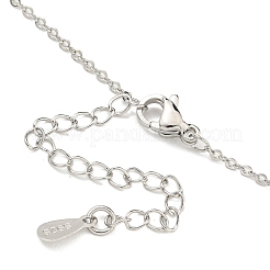 Collane in ottone catena a catena&nbsp;NJEW-Z037-03P