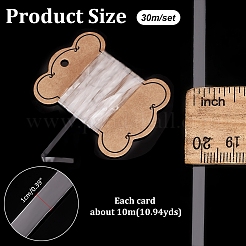 Ruban élastique plat en TPU (polyuréthane thermoplastique) de 30 m&nbsp;EW-NB0001-11D