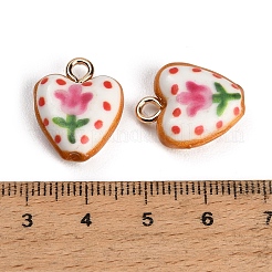 Porcelaine artisanale avec pendentifs en laiton&nbsp;PR-CBAB520-03A
