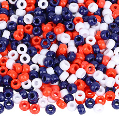 750 pièces de perles en plastique opaques de 3 couleurs&nbsp;KY-PA0001-20