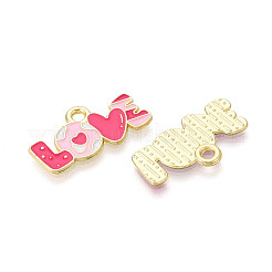 Pendentifs en émail d'alliage de la saint-valentin&nbsp;ENAM-T023-19B