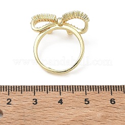 Fingerringe aus Messing und klarem Zirkonia&nbsp;CU-CBA7E55-08G