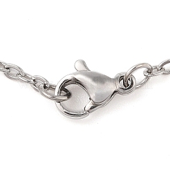 Collares colgantes de acero inoxidable 304 que no se deslustran&nbsp;LS-NJEW-P001-10P