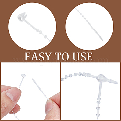 Étiquettes de vêtements en plastique PP&nbsp;DIY-CY0003-25