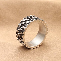 Fingerringe aus 304 Edelstahl im Punk-Stil für Männer&nbsp;FS-WG83721-03
