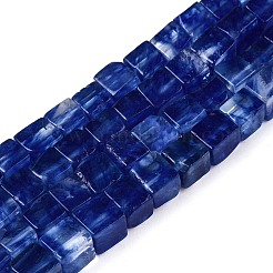 Blau Wassermelone Stein Glasperlen Stränge&nbsp;G-T139-6x6-22A