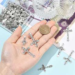 70 pièces 7 styles pendentifs en alliage de style tibétain&nbsp;FIND-FS0005-15