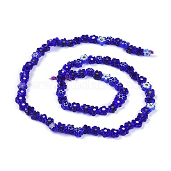 Millefiori a mano fili di perline di vetro&nbsp;LAMP-J035-6mm-14