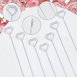 10 x Namenskartenhalter aus Eisen mit Spirale&nbsp;LS-IFIN-WH20007-03B