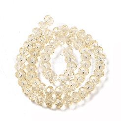 Brins de perles de verre de peinture de cuisson transparente&nbsp;DGLA-A034-T8mm-D02