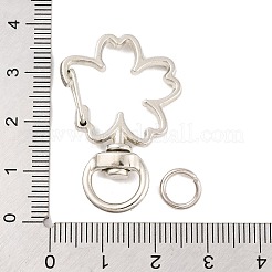 Legierung Drehkarabinerverschlüsse&nbsp;PURS-PW0001-435P