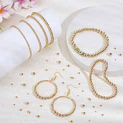 6 style de perles d'espacement en laiton plaquées&nbsp;KK-PH0013-52LG