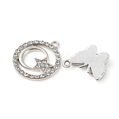 20 Stück 20 Stile Legierung Kristall Strass Anhänger&nbsp;FIND-YW0003-07