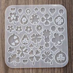 DIY Silikonformen für Ornamente der Kleeblatt-Serie&nbsp;SIMO-R012-01C
