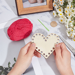 DIY Herz-Holz-Strickwebstuhl-Kits&nbsp;DIY-CY0003-10B