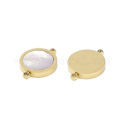 Colgantes de conector de concha natural&nbsp;STAS-P366-24B-G