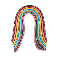 Rechteck 36 Farben quilling Papierstreifen&nbsp;DIY-PH0008-03A-WH