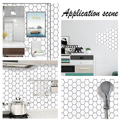 Adesivi murali anticollisione in pvc 3d adesivi modello mattone&nbsp;DIY-WH0217-17A