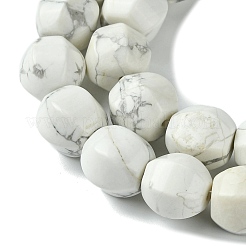 Fili di perline howlite naturale&nbsp;G-H023-A16-01