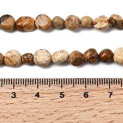 Natürliches Bild Jaspis Perlen Stränge&nbsp;G-B161-A04