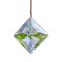 Rhombus facettierte K9 Glas Sonnenfänger&nbsp;PW-WG815F2-01