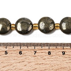 Natürliche Pyrit Perlen Stränge&nbsp;G-Z131-H01-01