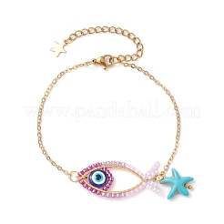 Semilla de cristal rebordea las pulseras del acoplamiento&nbsp;BJEW-MZ00152-03