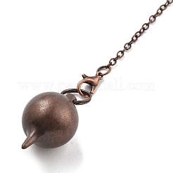 Pendolo da rabdomante in ottone pendenti rotondi grandi e appuntiti&nbsp;KK-H491-03